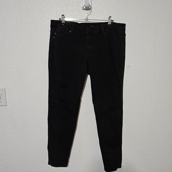 Kancan distressed straight leg pants size 31 - Picture 1 of 11